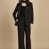 giacca doppipetto in cady 30303-313 NERO 29 federica tosi 