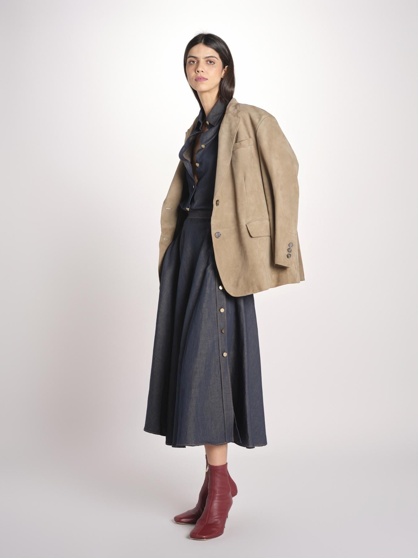 gonna a ruota in denim leggero JOANNA 11209 356 606 quelledue 