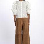 Camicia OFF-WHITE ricamo fiorellini 338614 OFFWHITE farm rio 
