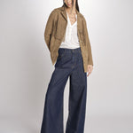 Camicia con nervature NIPOA 2HVA27-V09117 BLANC vanessa bruno 