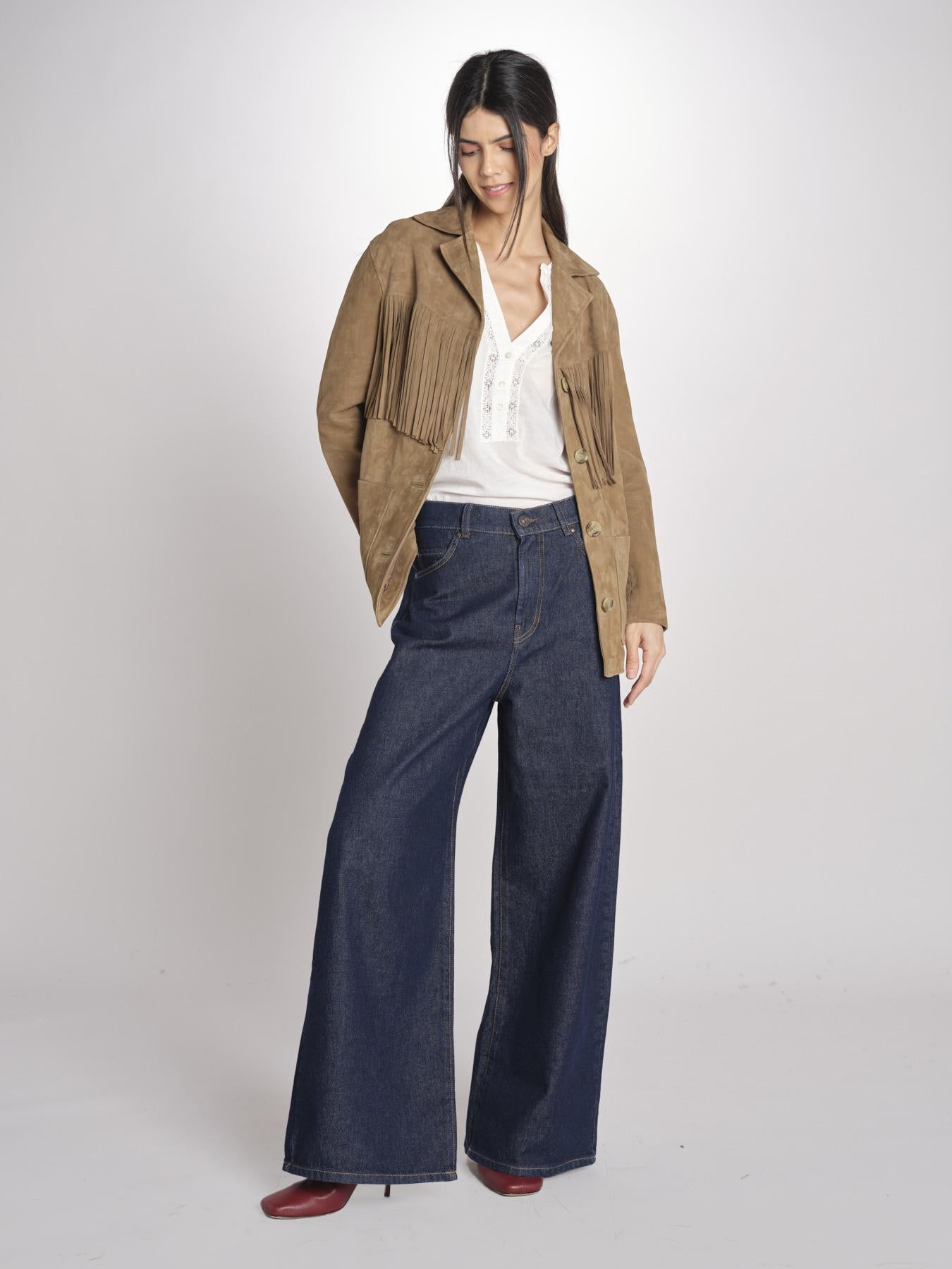 Camicia con nervature NIPOA 2HVA27-V09117 BLANC vanessa bruno 