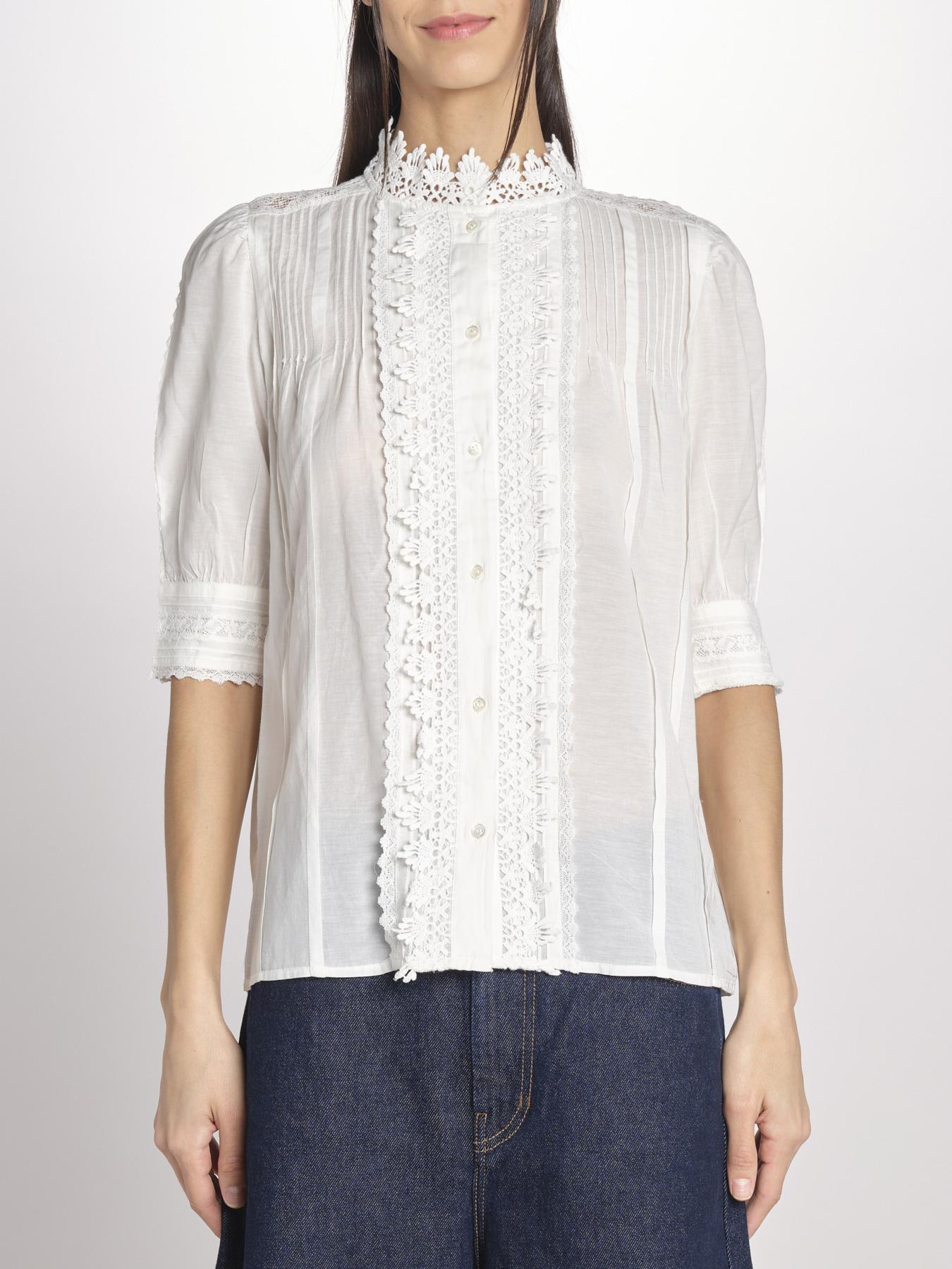 camicia con ricami ARSENENO 2HVA27-V09783 BLANC vanessa bruno 
