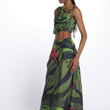 Gonna COCONUT TREE FLOW pappagallo 331963 MULTICOLOR farm rio 