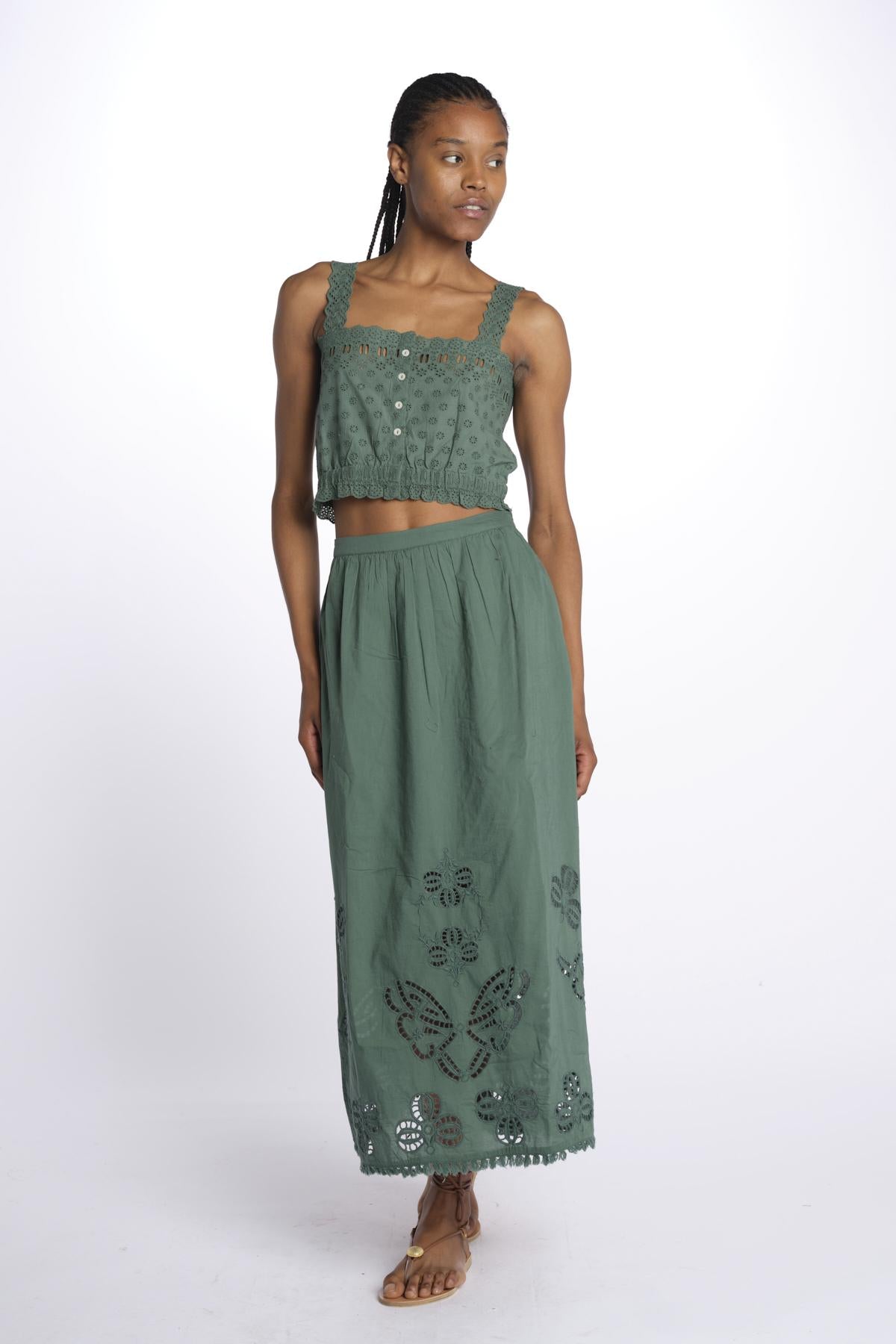 PAOLA gonna macrame' L0373 TUSCAN louise misha 