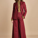 pantalone over con nervature in gabardine ORIANA 540339 164 quelledue 