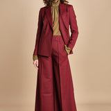 pantalone over con nervature in gabardine ORIANA 540339 164 quelledue 