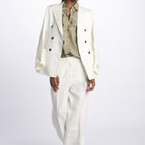 GEMMA camicia con rouches M27D0GEMMAT0278 FANGO massimo alba 