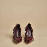 pump arricciata t.90 RHODES 90 F882CRN BOR studio AMELIA 