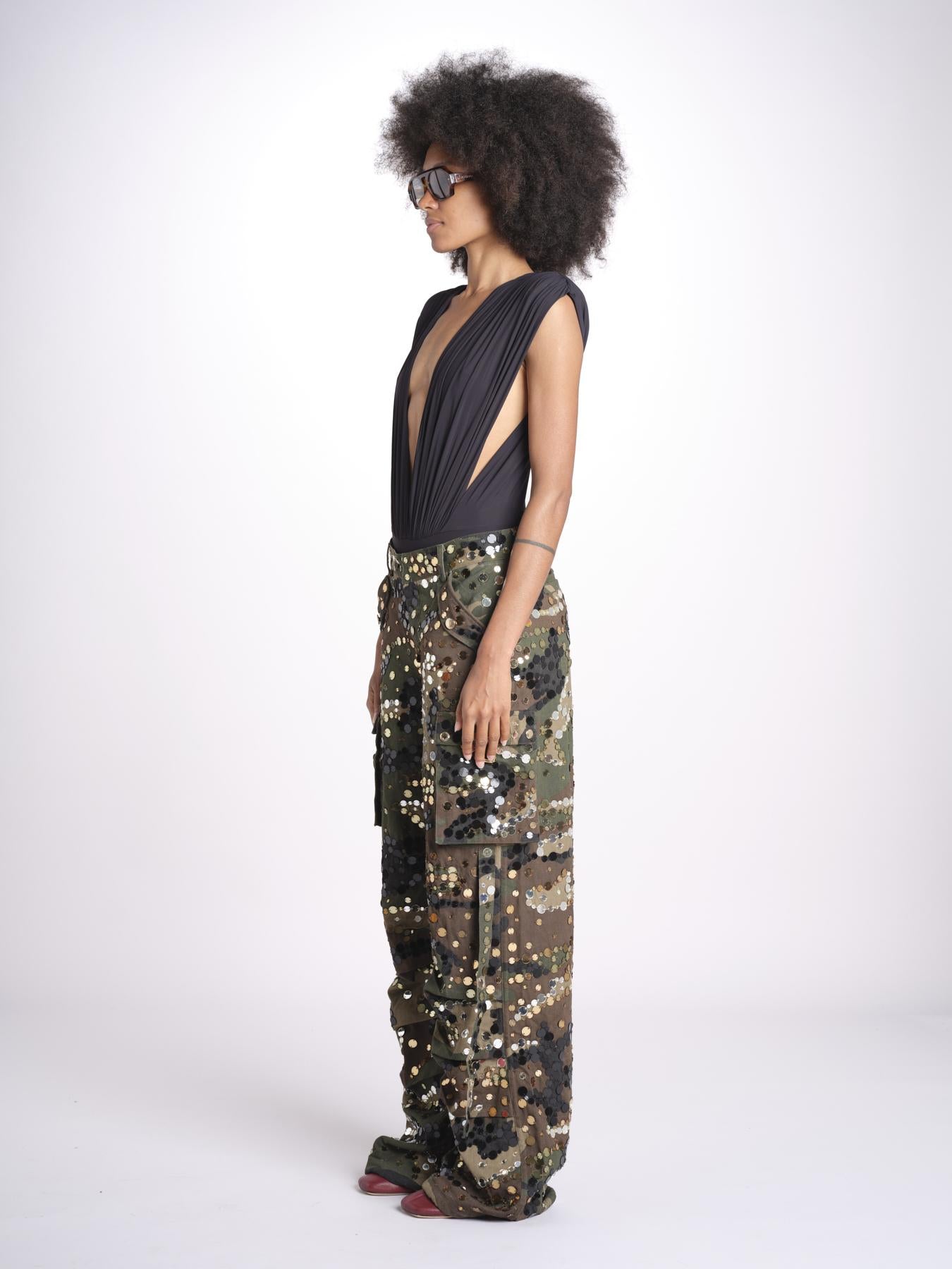 pantalone militare paillettes 9046 CAMO retrofete 