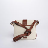 Tracolla canvas pelle SAC A RABAT IVOIRE002 vanessa bruno 