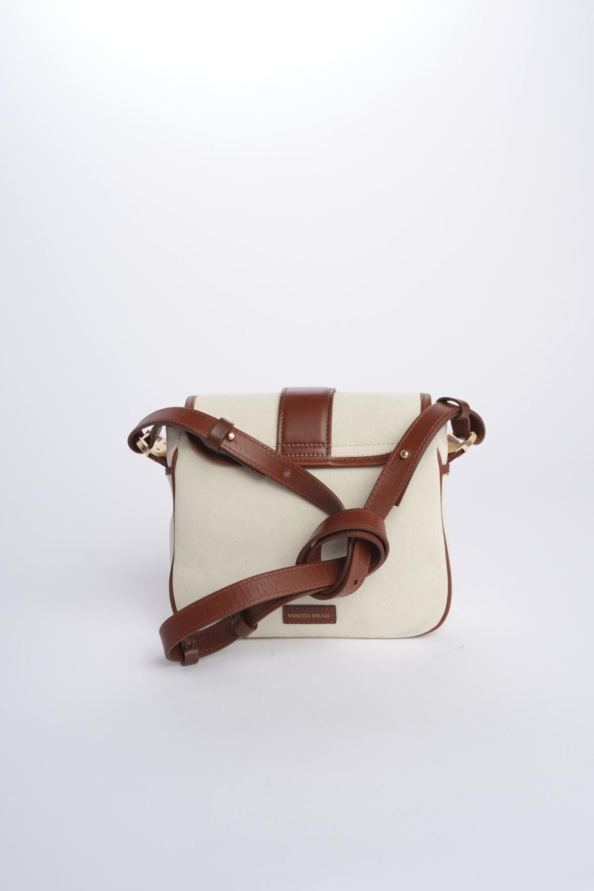 Tracolla canvas pelle SAC A RABAT IVOIRE002 vanessa bruno 