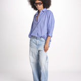 camicia righine over VT6406 LILAC zen ethic 