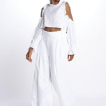 HEINI pantalone over PANTS HEINI BIANCO inasami 