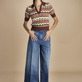 maglia polo 82416 THE SS OFF THE TOP 1786 mother 