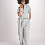 camicia manica corta ESTES SNW-1897 SPEARMINT studio nicholson 