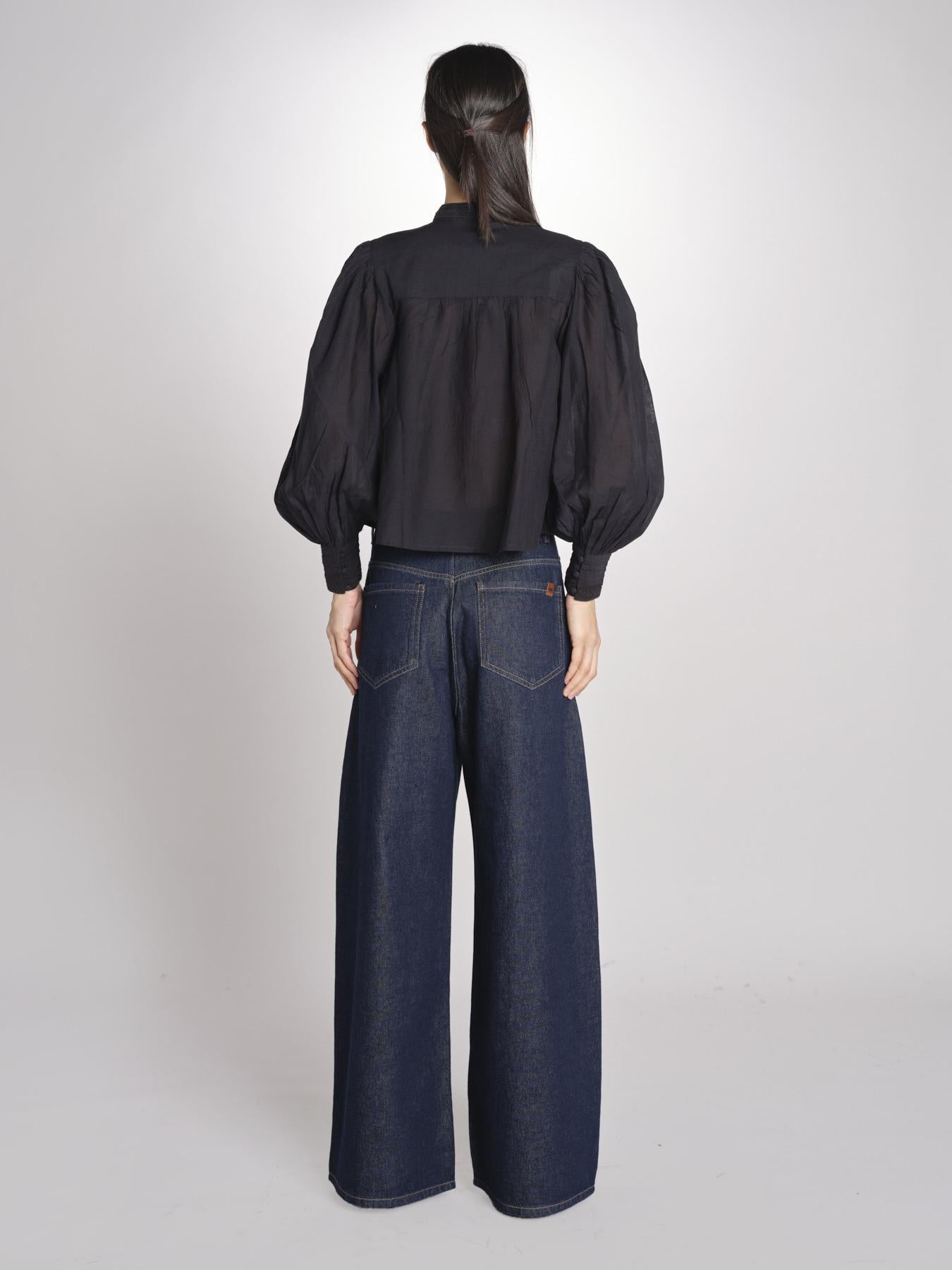 Camicia voille GANIA 2HVA27-V09847 NOIR vanessa bruno 
