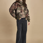 bomber unisex in nylon camouflage 756111C MA-408 CAMO alpha 