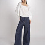 Camicia con scollo quadrato GIOVANNA 2HVA27-V09848 BLANC vanessa bruno 