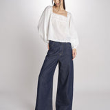 Camicia con scollo quadrato GIOVANNA 2HVA27-V09848 BLANC vanessa bruno 