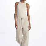 EMPIRE pantalone lino con tasche PAN1607EMPIRE ECR125S soeur 
