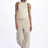 EMPIRE pantalone lino con tasche PAN1607EMPIRE ECR125S soeur 