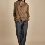 MIL LAU20 camicia over fin.16 MIL LAU20 E18106 TABACCO milaura 