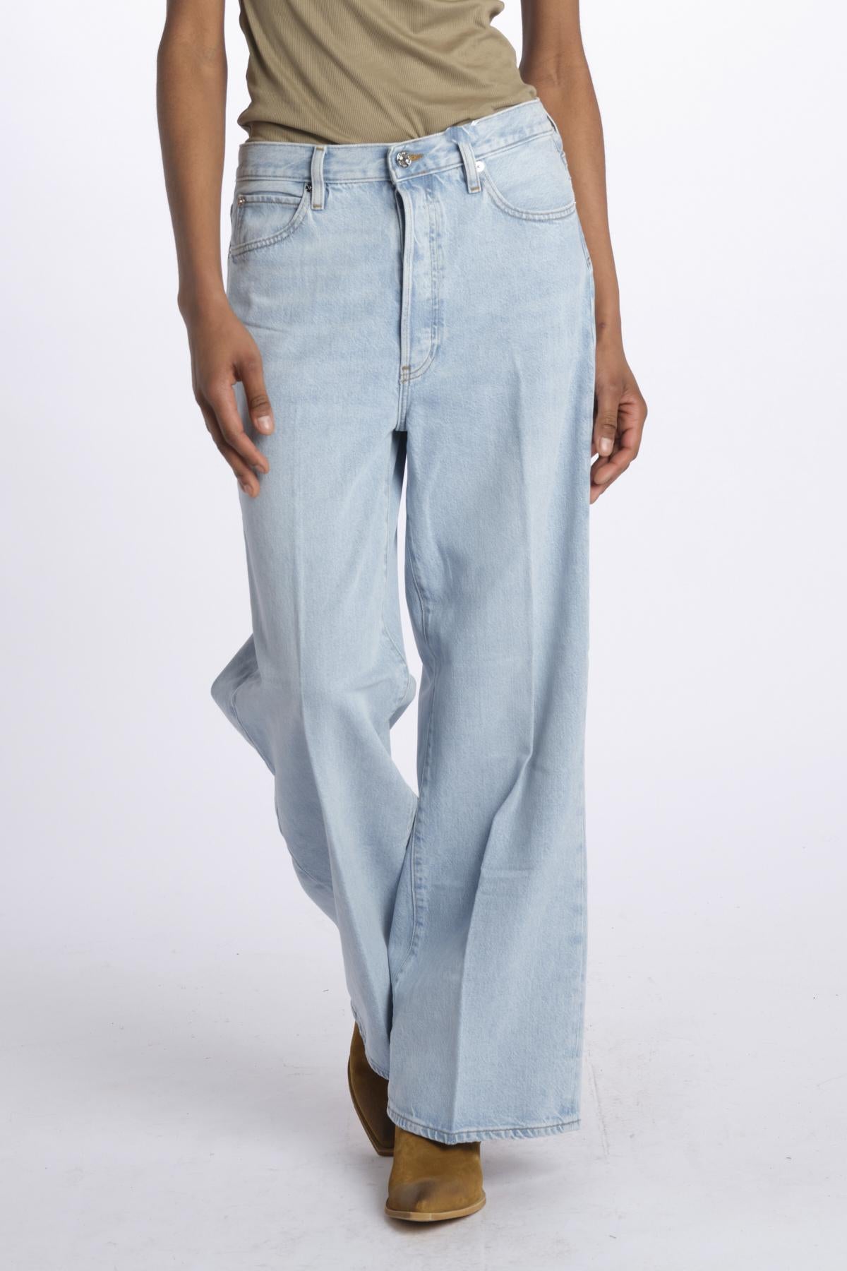 Denim LE LOW BAGGY fondo stracciato LLBW967 ATTIE frame 