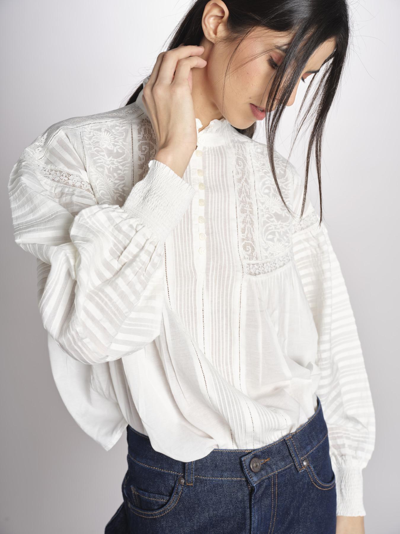 Camicia con ricami DAHALIA 2HVA27-V09771 BLANC vanessa bruno 