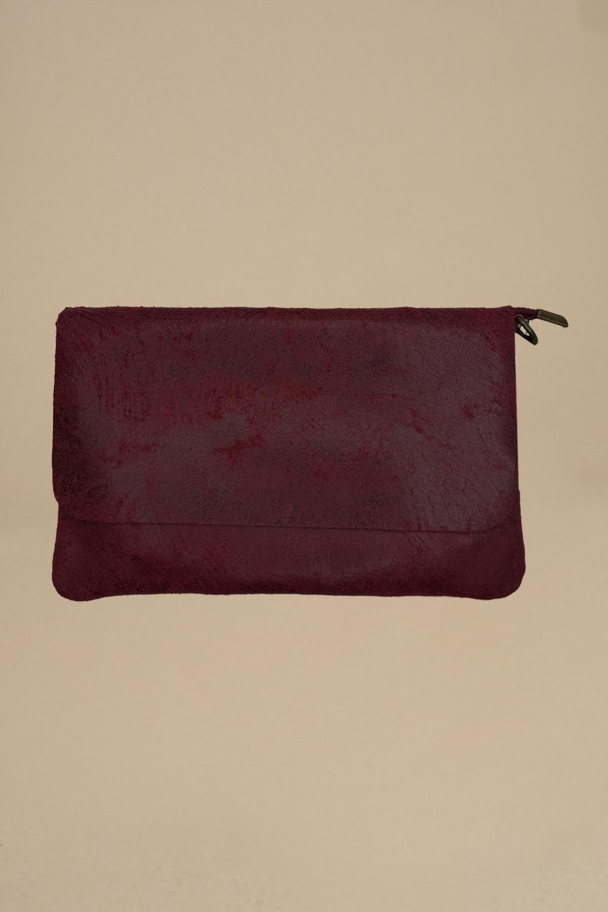 pochette in pelle con tracolla MINI SALLY BS5631 40BORDO borse 