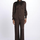 Camicia viscosa MOD.5489 CAFFE aspesi 