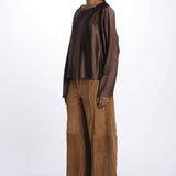 Camicia CANDY raso 5453187 TOFFEE herskind 