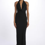Top TALIA scollo con drappeggi T147 018 BLACK just bee queen 