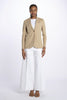 1 button piquet jacket