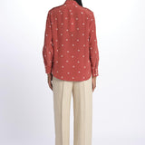 SELMA camicia a pois P27D0SELMA S359 massimo alba 