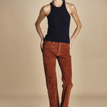 denim skinny cropped LINDY RUSSETED true avenue 