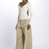 Cardigan GILI costine 5539106 CREME herskind 