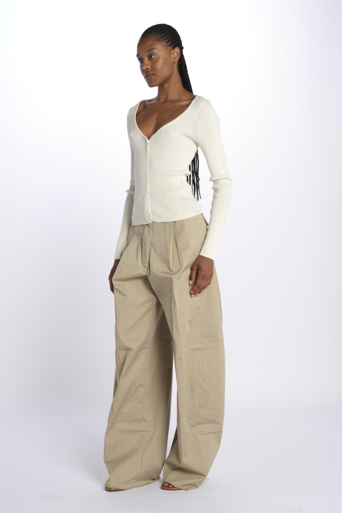 Cardigan GILI costine 5539106 CREME herskind 