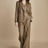 pantalone in batavia con tasca sul retro MONIQUE 689907 19 quelledue 