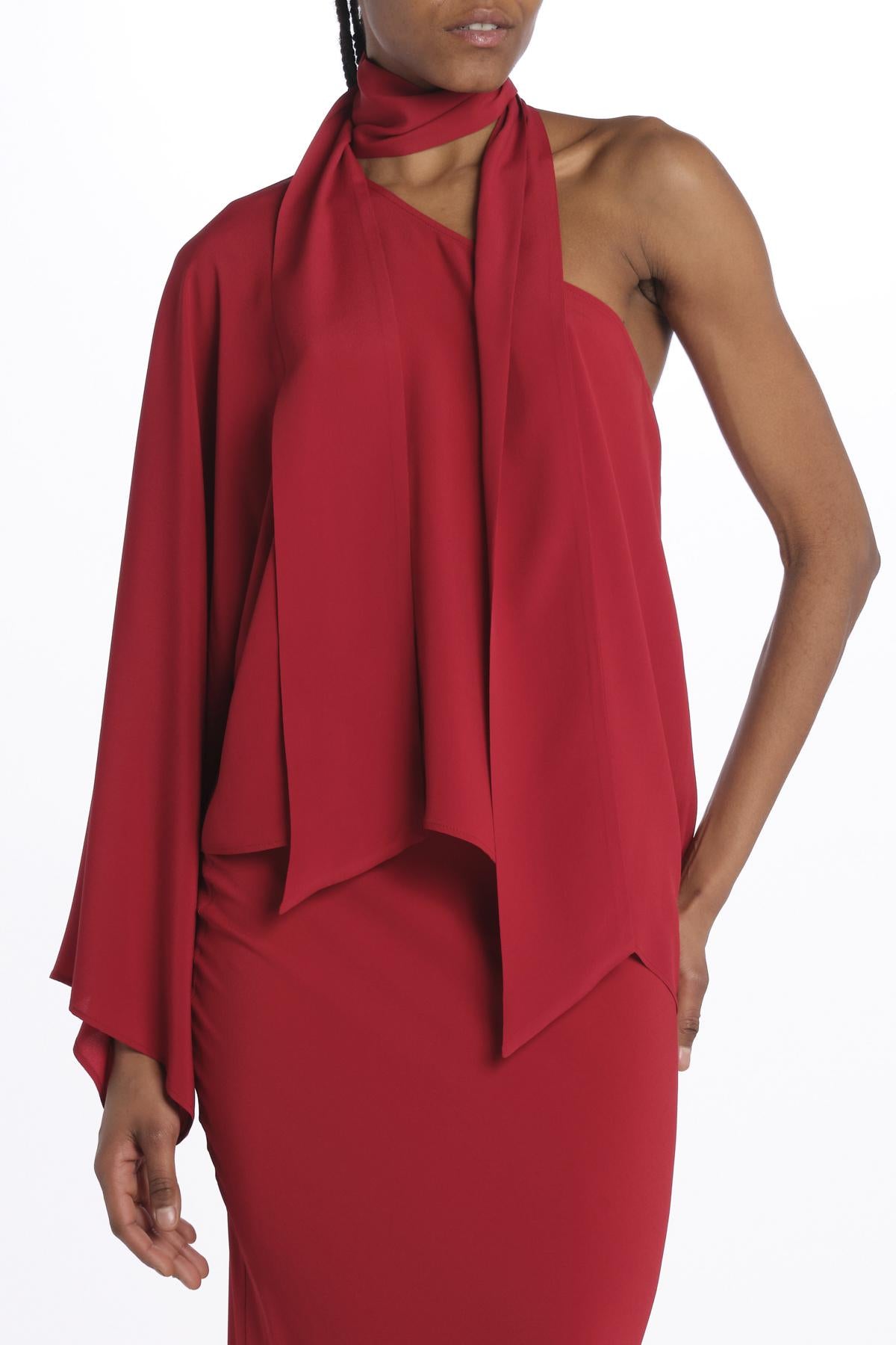 Camicia mono spalla 41106-412 LAMPONE federica tosi 