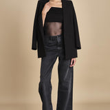 body in jersey senza spalline LIBRA BLACK undress code 