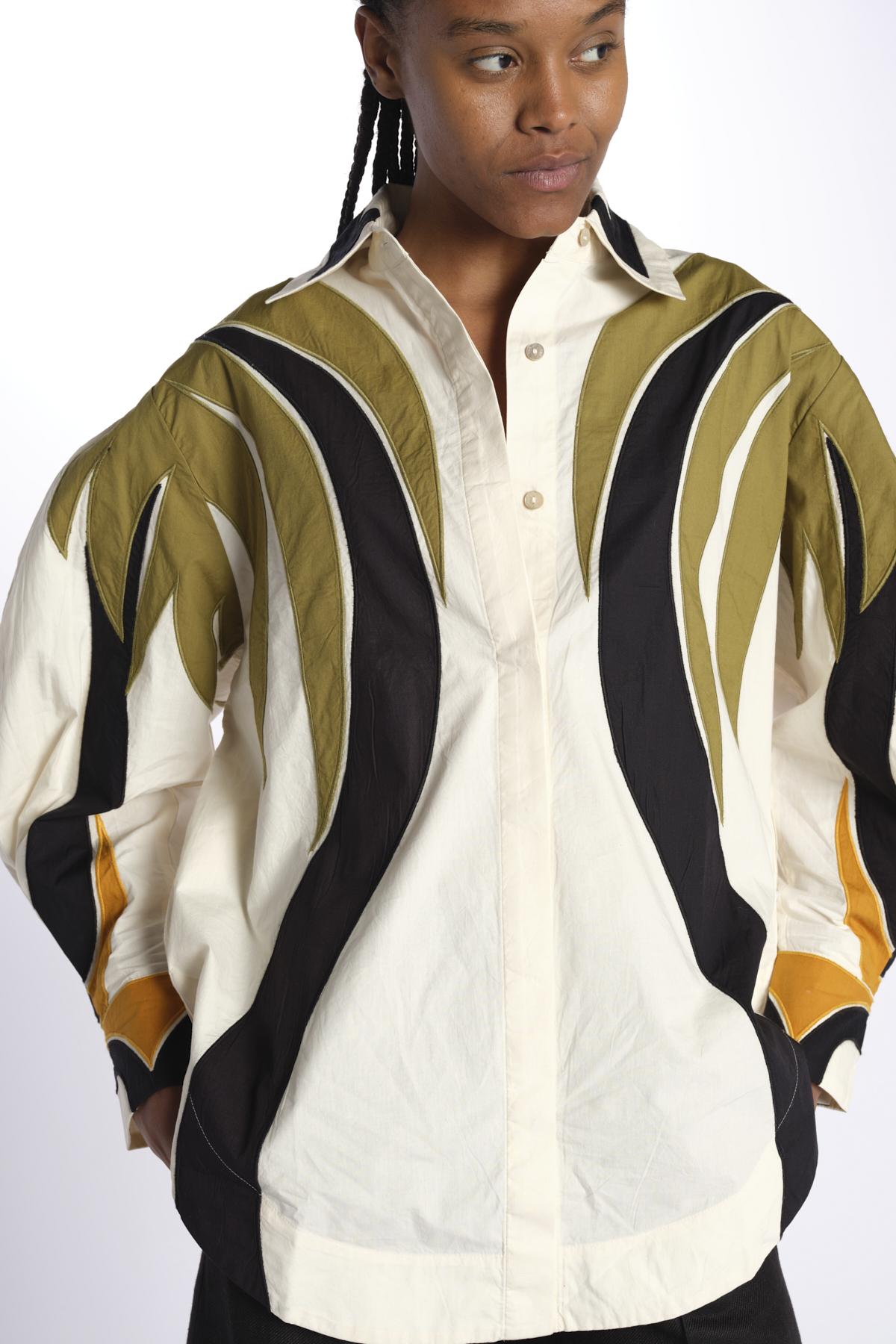 Camicia COCONUT TREE perline 331958 MULTICOLOR farm rio 