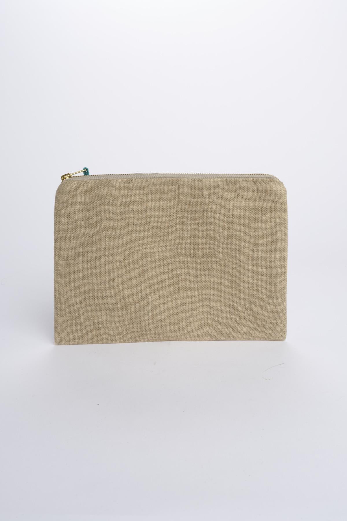 CORALLI PESCI pochette grande P0542 ROSSOMULTI benaras soleil 