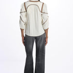 Camicia con profili TALSIE ECRU ba&sh 