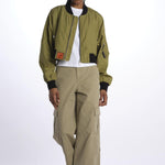 Bomber corto donna MA202 LIGHT KHAKI bombers original 