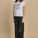 tshirt con scritta. JWTS02769 WHITE 107 zadig & voltaire 