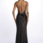 Abito HONOR spallina con fiocco GO29 BLACK misha 