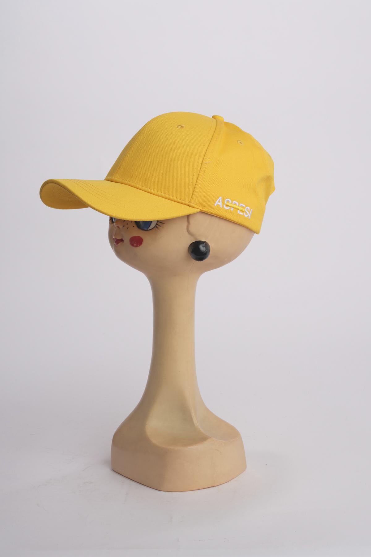 Cappellino logo 2C01 YELLOW aspesi 