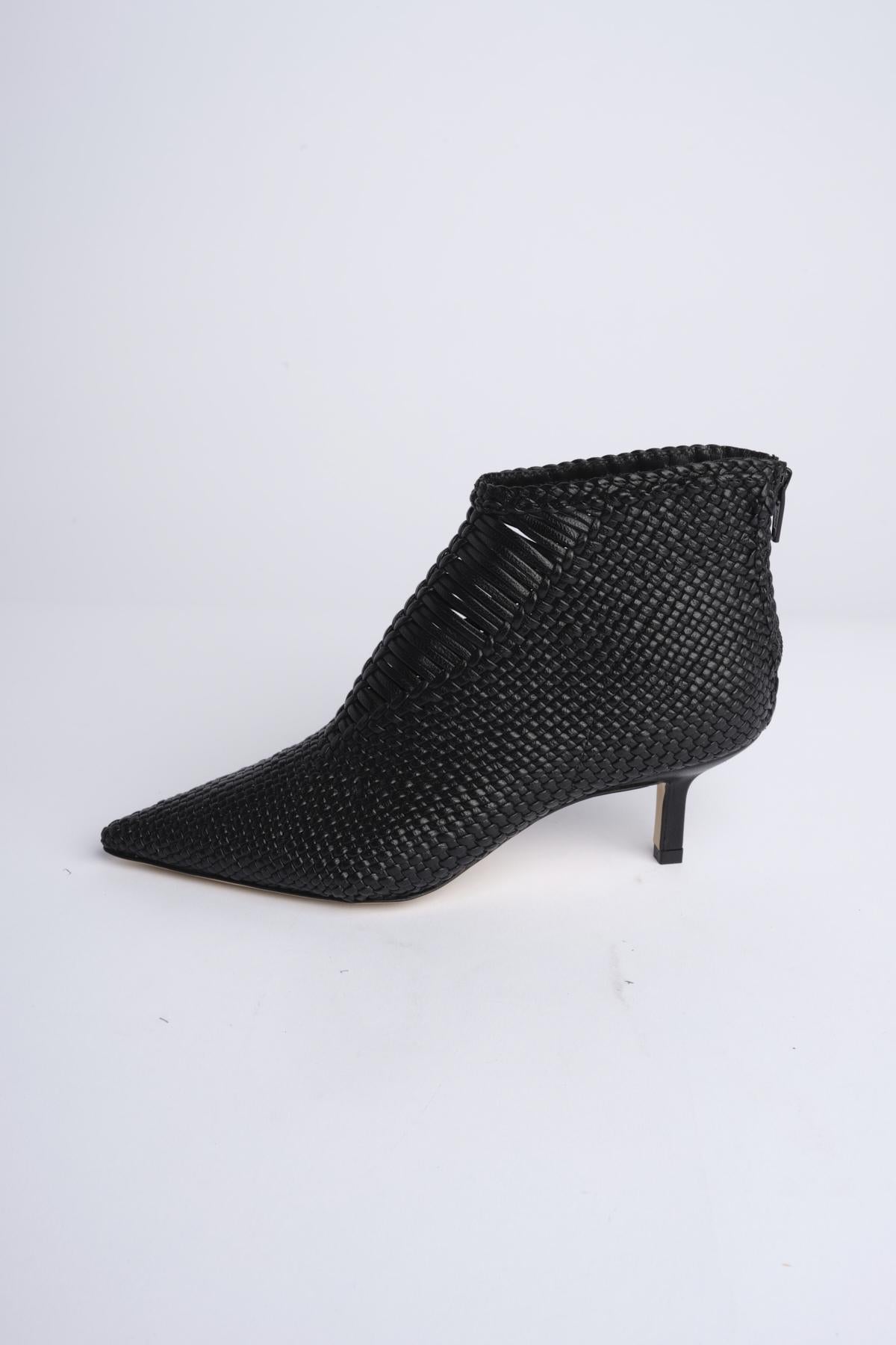 Stivaletto intrecciato 9506 NERO milaura 
