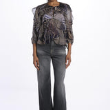 Camicia ranches stampa bicolore ANGELA BLEUNUIT ba&sh 