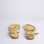 HELIX FLAT sandalo basso spazzolato F860CFS GLD studio AMELIA 
